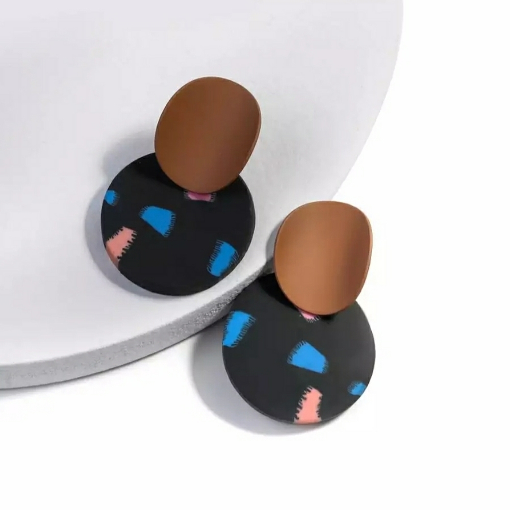 Polymer clay earrings